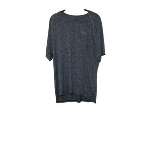 Under Armour HeatGear Short Sleeve Shirt Heather Grey Size XL